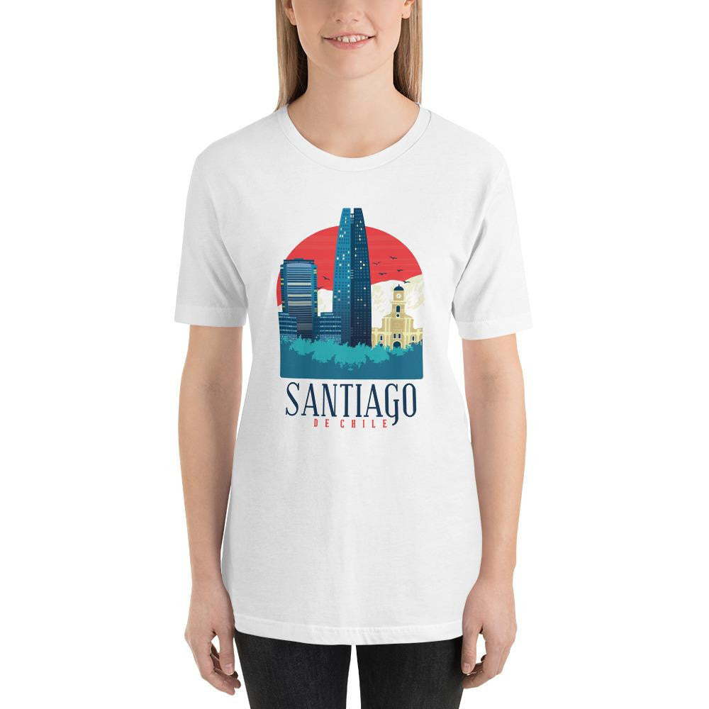 Santiago Chile Half Sleeve Tshirt