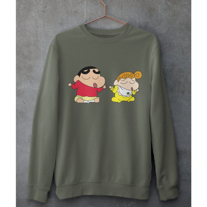 Shinchan & Himawari Unisex Sweatshirt #Shinchan