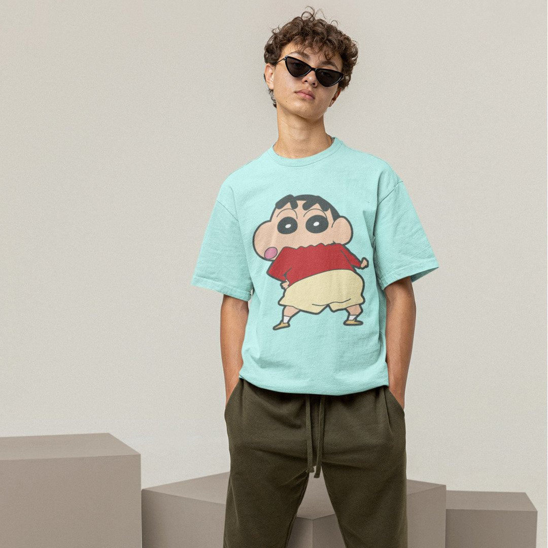 Signature Pose Unisex Oversized T-Shirt — Mint