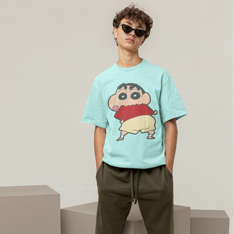 Signature Pose Unisex Oversized T-Shirt #Shinchan