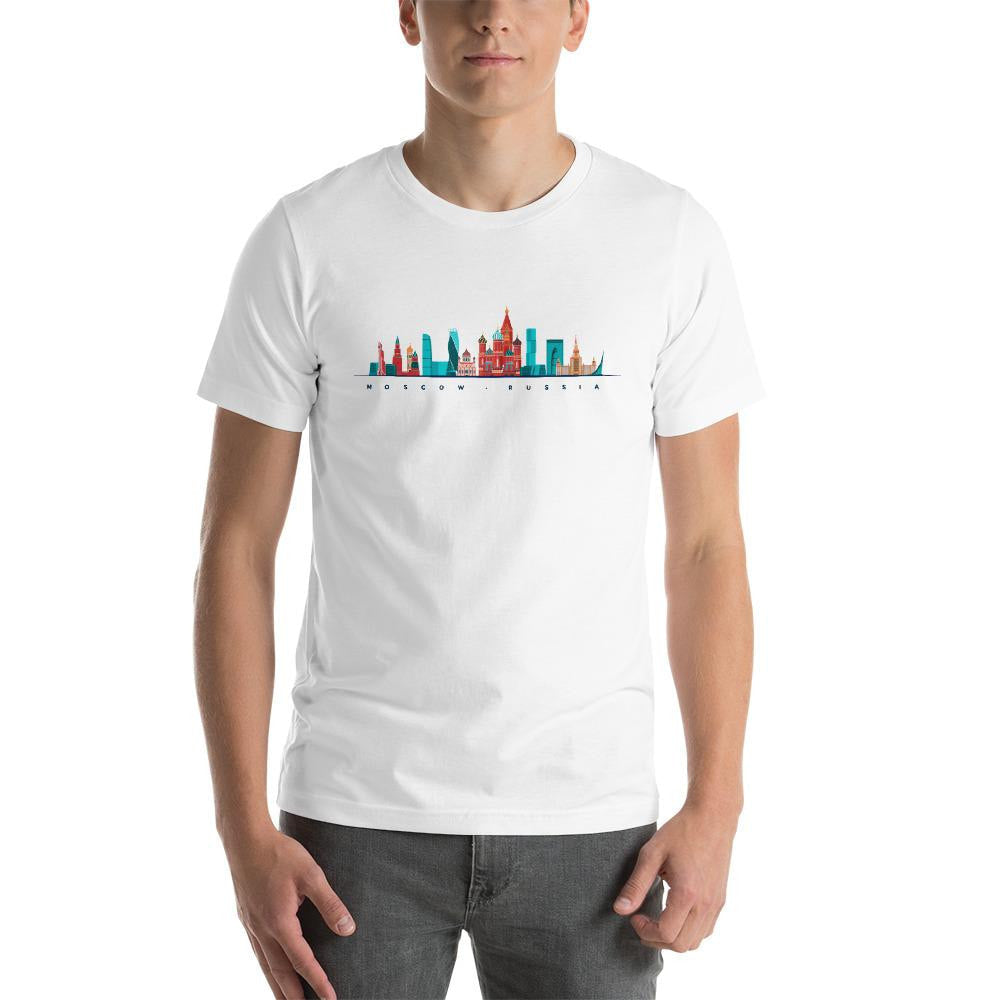 Moscow Skyline Half Sleeve T-Shirt — detail view 2
