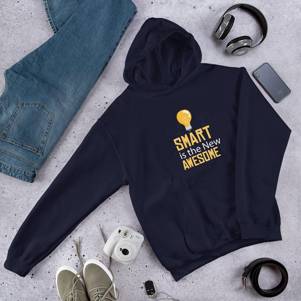 Smart Is Awesome graphic hoodie – Fourth Dimension Club