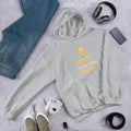 Smart Is Awesome Unisex Hooded Sweatshirt — Grey