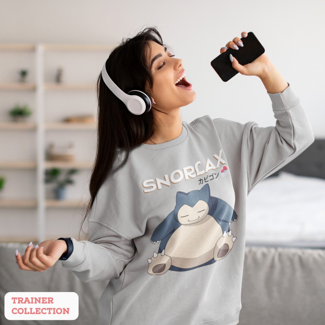 Snorlax Unisex Sweatshirt — Grey