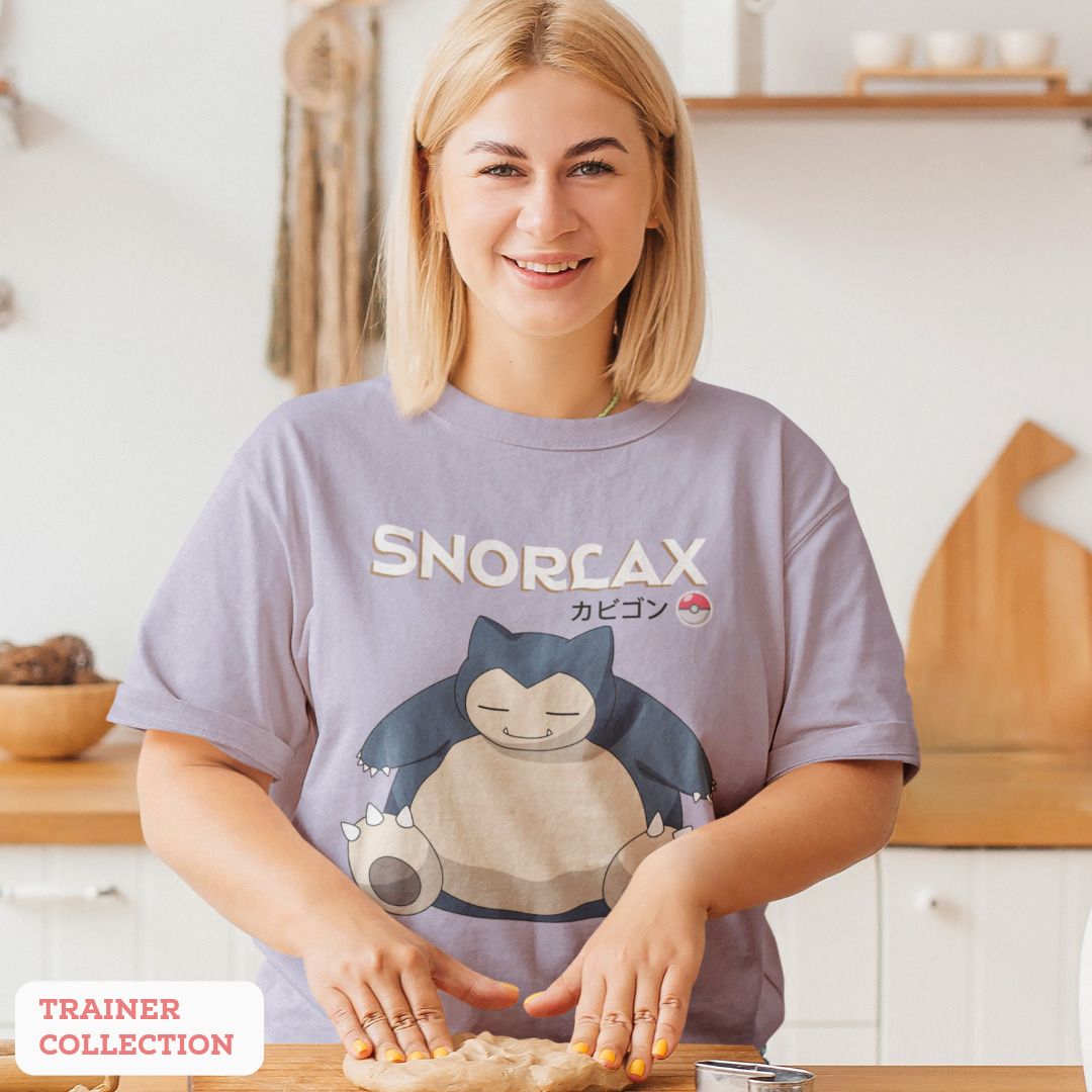 Snorlax Unisex Oversized T-Shirt — Lavender