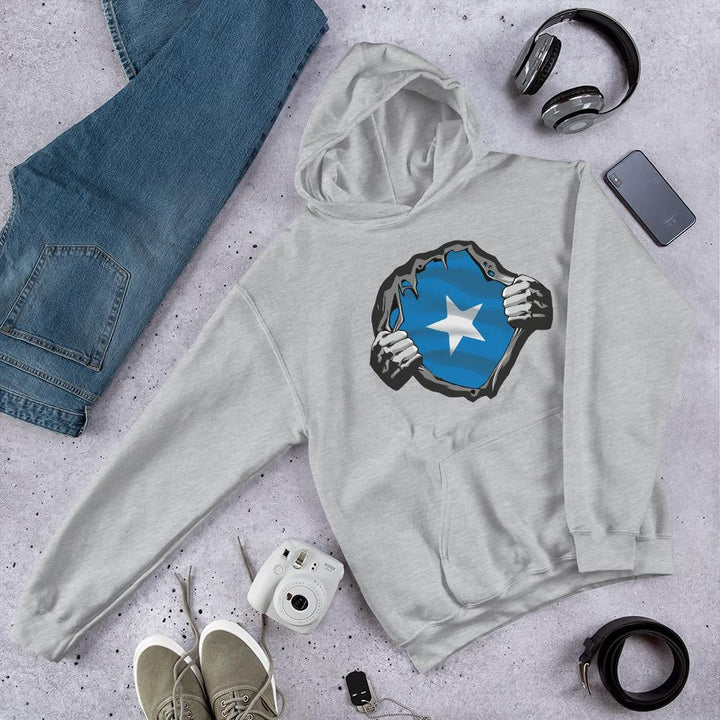 Somalia Flag Unisex Hooded Sweatshirt