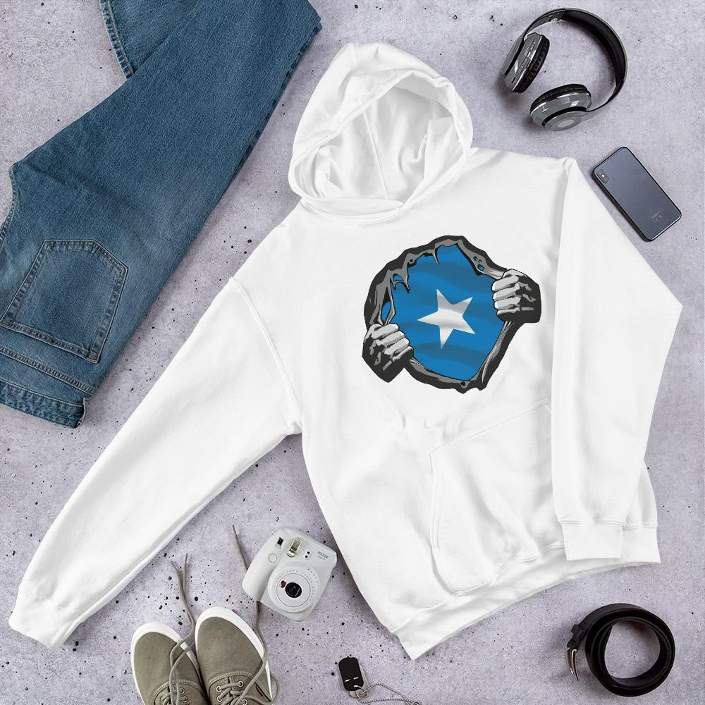 Somalia Flag Unisex Hooded Sweatshirt