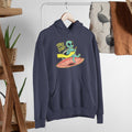 Space Craft Unisex Hooded Sweatshirt — Navy