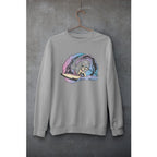 Space Paddleboarding Unisex Sweatshirt — Grey
