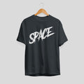 Space Typography science tee front graphic – Fourth Dimension Club