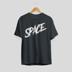 Space Typography science tee front graphic – Fourth Dimension Club