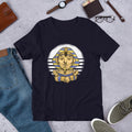 Sphynx Yoga Half Sleeve T-Shirt — Navy