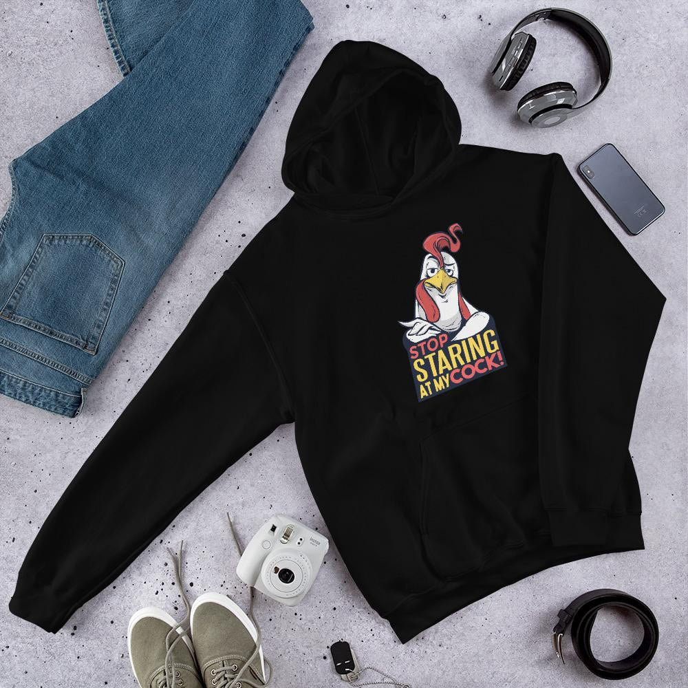 Stop Staring graphic hoodie – Fourth Dimension Club