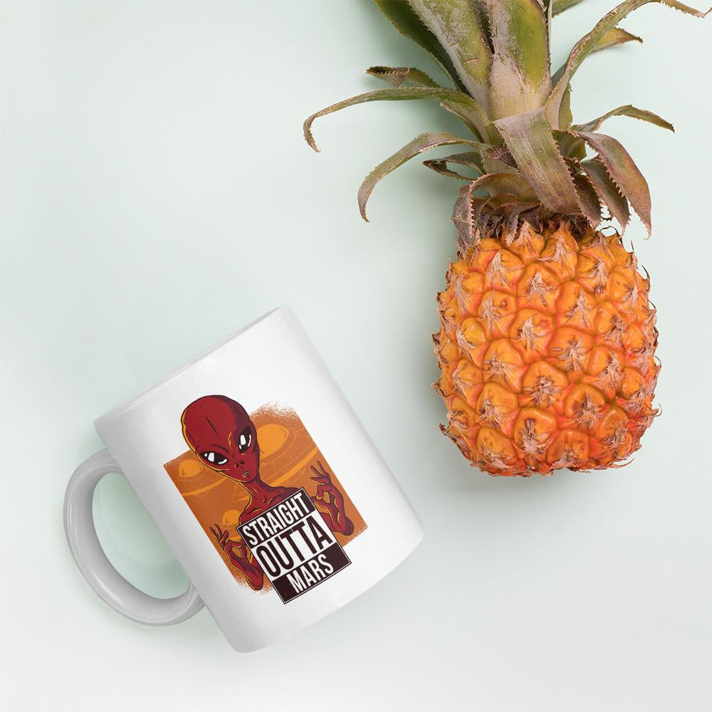 Straight Outta Mars Coffee Mug — detail view 4