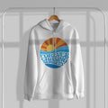 Cotton heavyweight oversized sweatshirt with Chasing Sunsets Heavyweight Oversized print