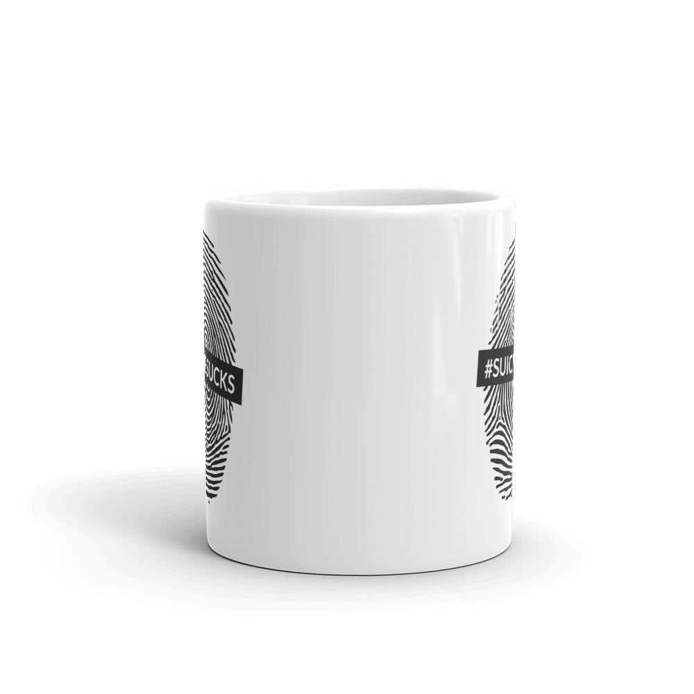 Suicide Sucks Coffee Mug — detail view 2