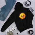 Sun Cartoon science hoodie front graphic – Fourth Dimension Club