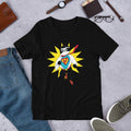 Super Panda Half Sleeve T-Shirt — Black
