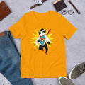 Super Panda Half Sleeve T-Shirt — Gold