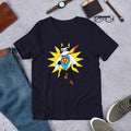Super Panda Half Sleeve T-Shirt — Navy