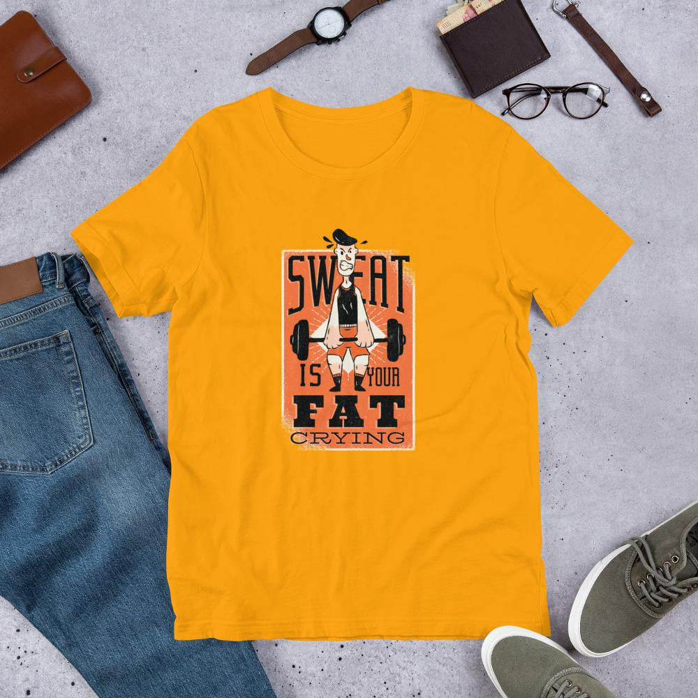 Sweat Quote Half Sleeve T-Shirt — detail view 2