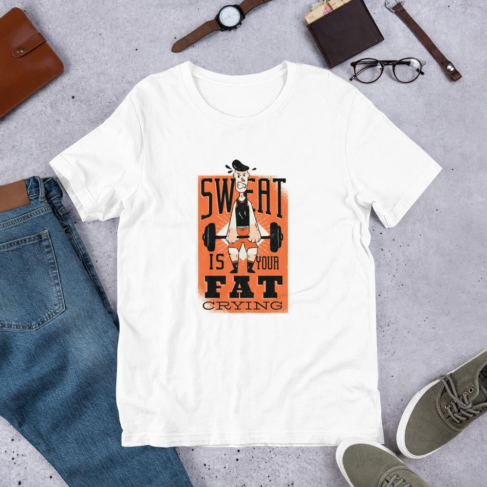 Sweat Quote Half Sleeve T-Shirt