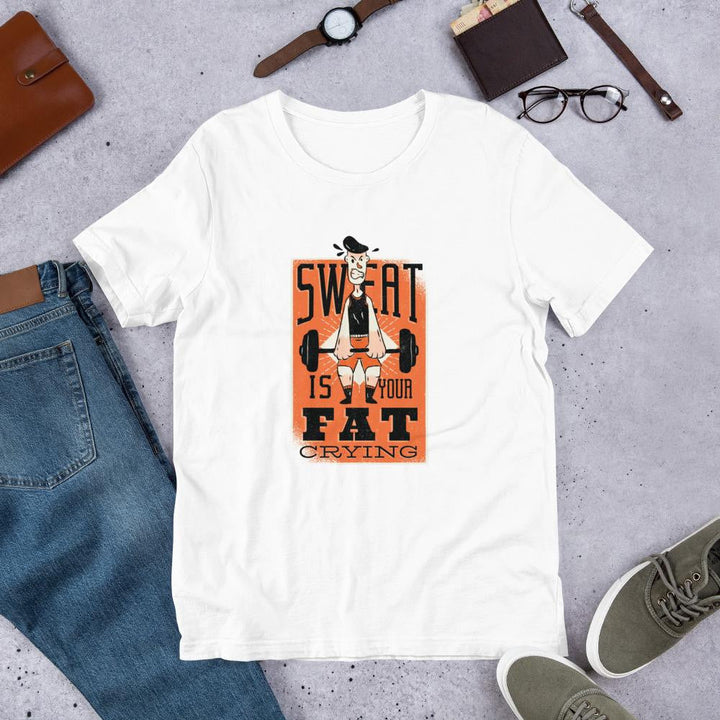 Sweat Quote Half Sleeve T-Shirt