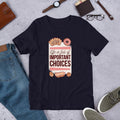 Sweet Choices Half Sleeve T-Shirt — Navy