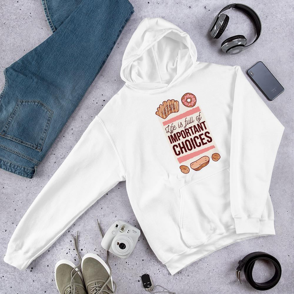 Sweat Choices graphic hoodie – Fourth Dimension Club