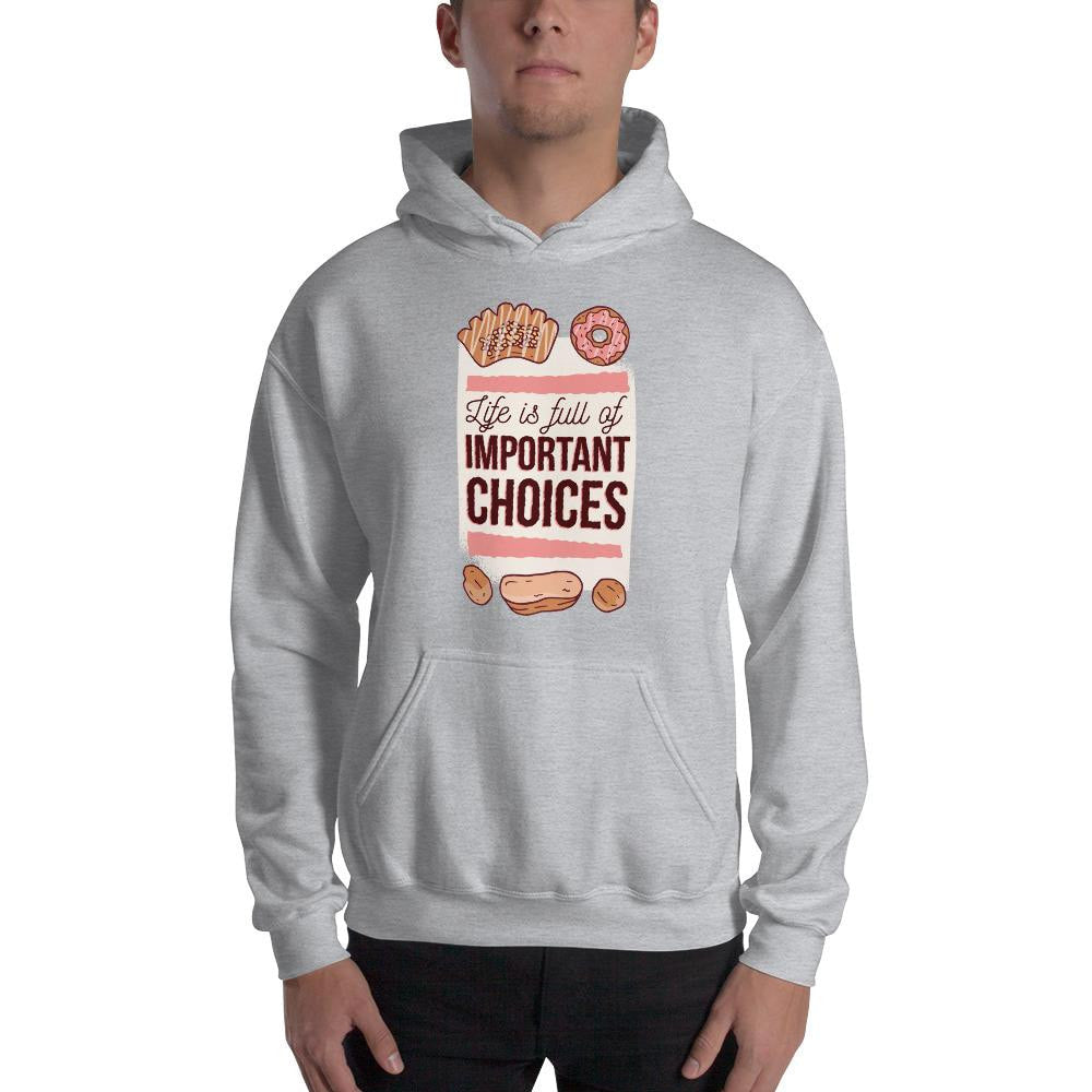 Sweat Choices Unisex Hooded Sweatshirt — detail view 2