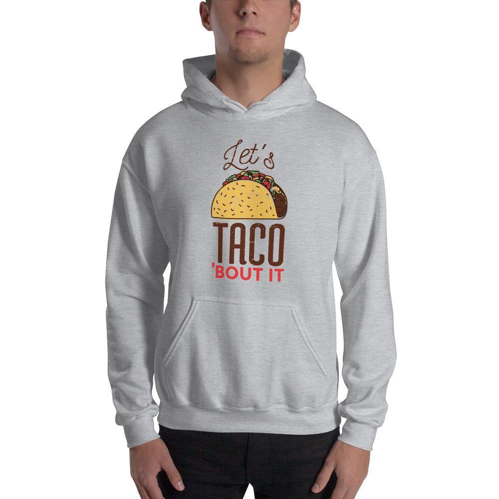 Let's Taco Unisex Hooded Sweatshirt — detail view 2