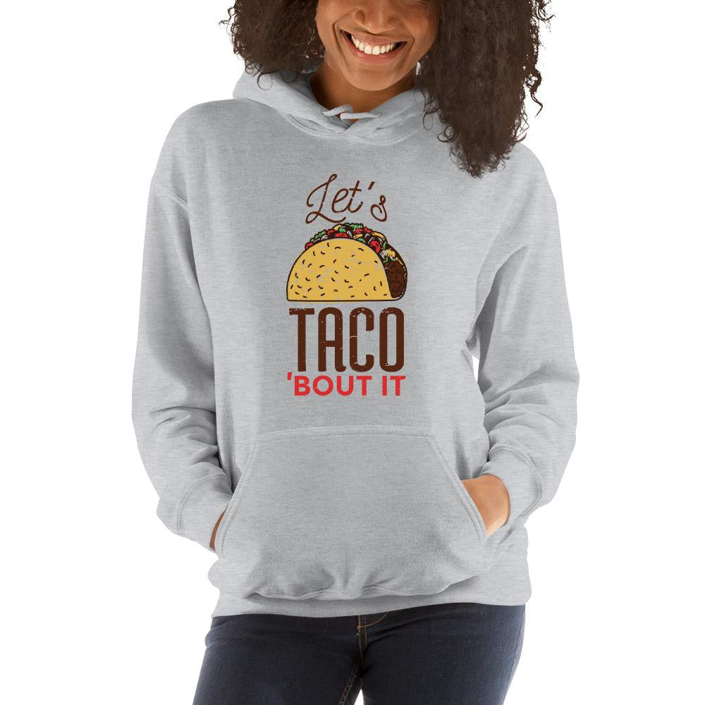 Let's Taco Unisex Hooded Sweatshirt — detail view 3