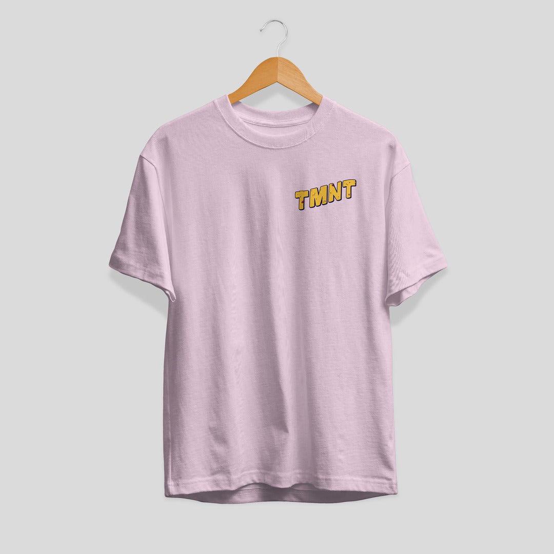 TMNT Unisex Half Sleeve T-Shirt — Light Pink
