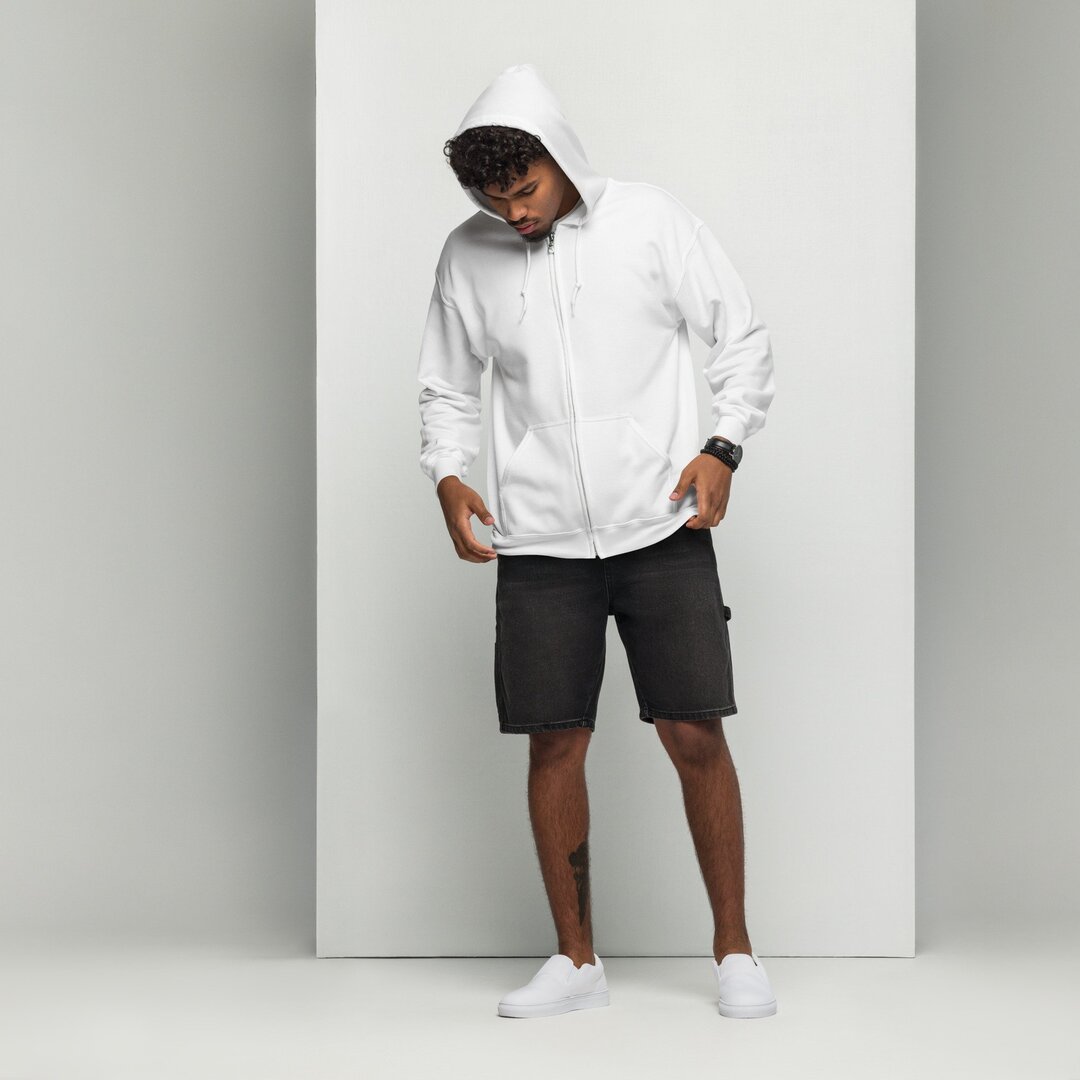 Take Me With You Unisex Heavyweight Zip Hoodie — detail view 3