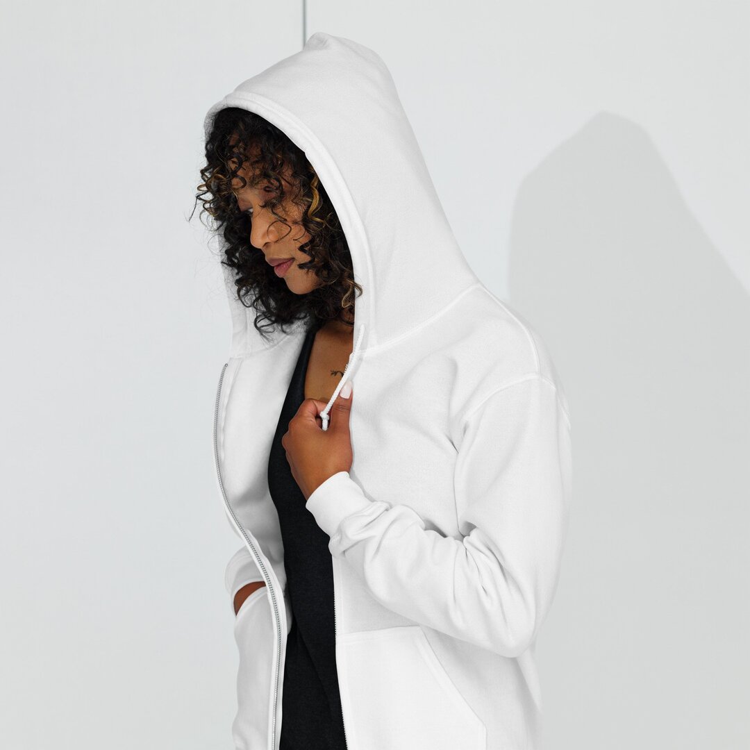 Take Me With You Unisex Heavyweight Zip Hoodie — detail view 4