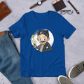 Tesla Kid Half Sleeve T-Shirt — Blue