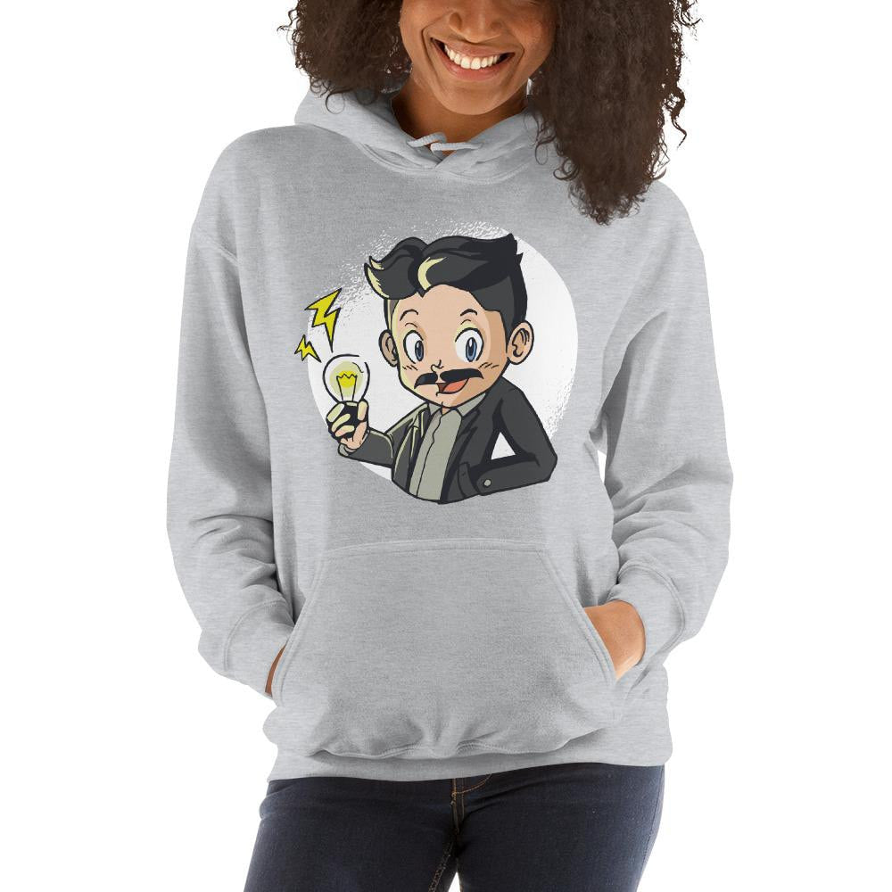 Tesla Kid Unisex Hooded Sweatshirt