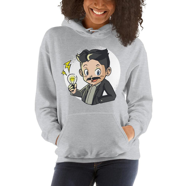 Tesla Kid Unisex Hooded Sweatshirt