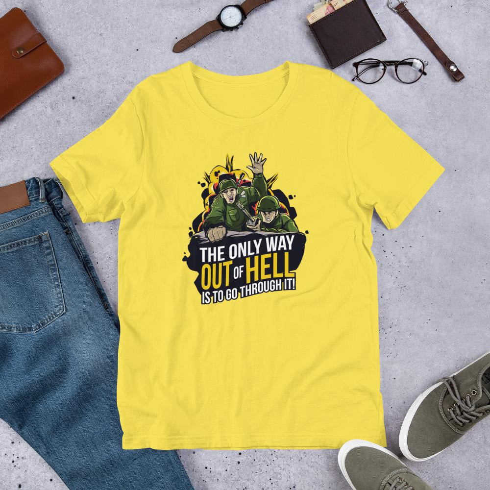 The Only Way Half Sleeve T-Shirt — yellow