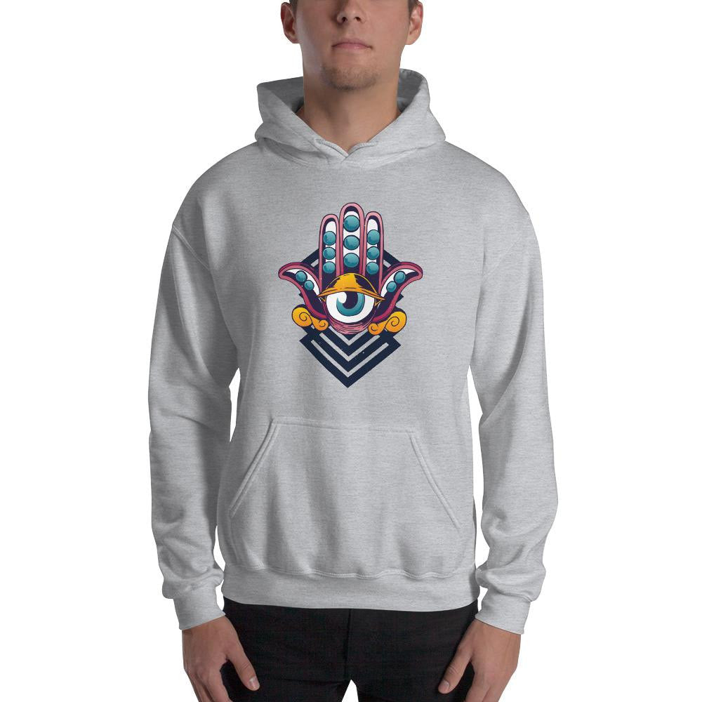 Third Eye Unisex Hooded Sweatshirt — detail view 2