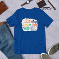 Good Things Hustle Half Sleeve T-Shirt — Blue