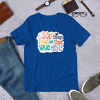 Good Things Hustle Half Sleeve T-Shirt — Blue