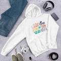 Those Who Hustle Unisex Hooded Sweatshirt — White