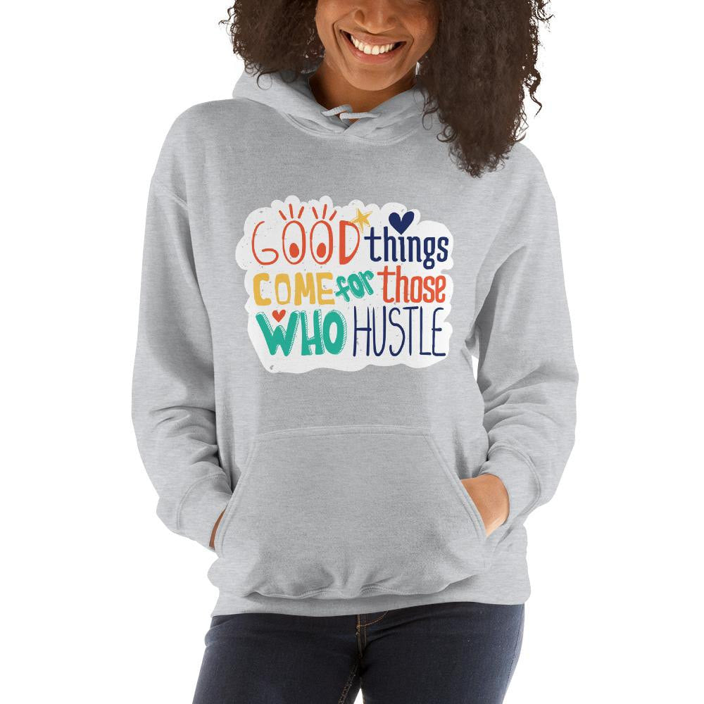 Those Who Hustle Unisex Hooded Sweatshirt — detail view 5