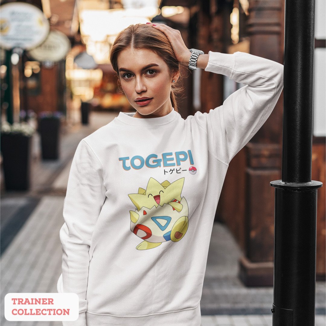 Togepi Unisex Sweatshirt — White