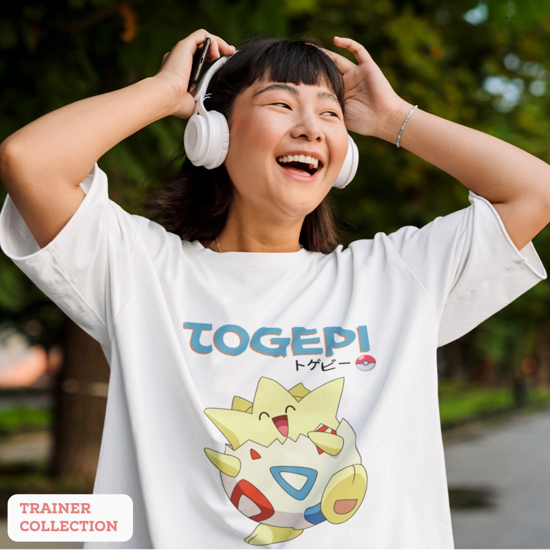 Togepi Unisex Oversized T-Shirt — White