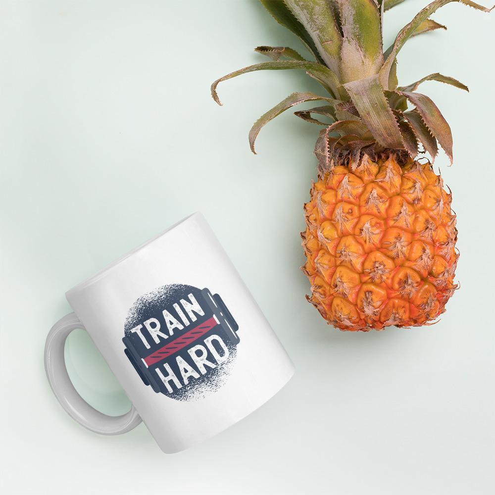 Train Hard Coffee Mug — detail view 4