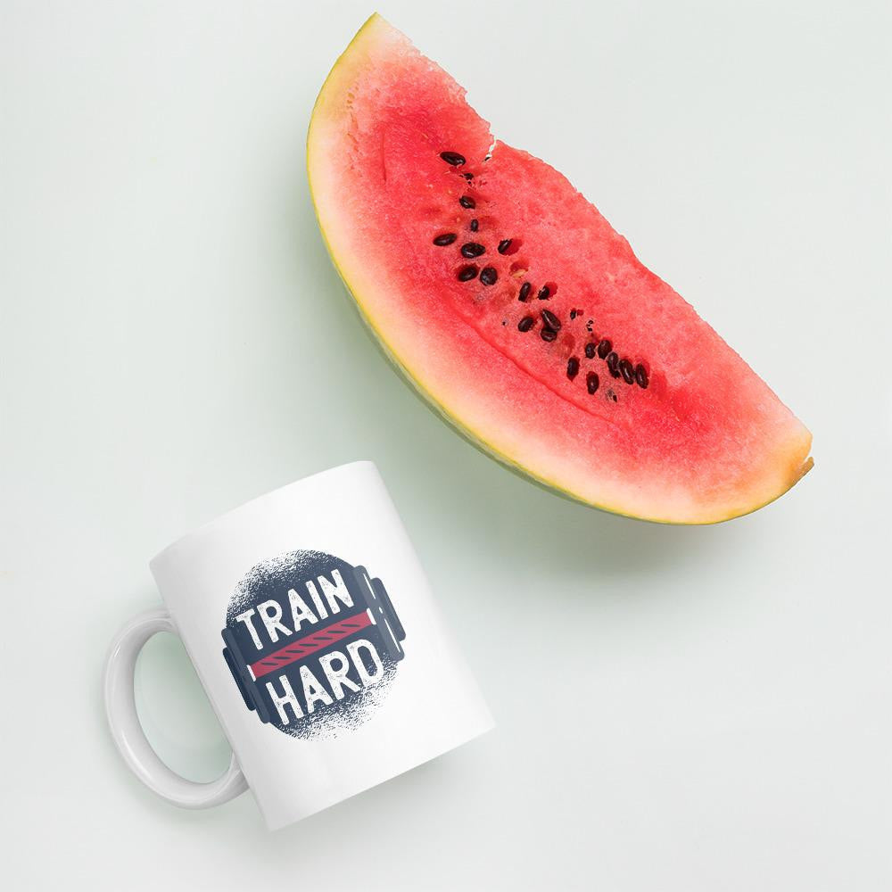 Train Hard Coffee Mug — detail view 5