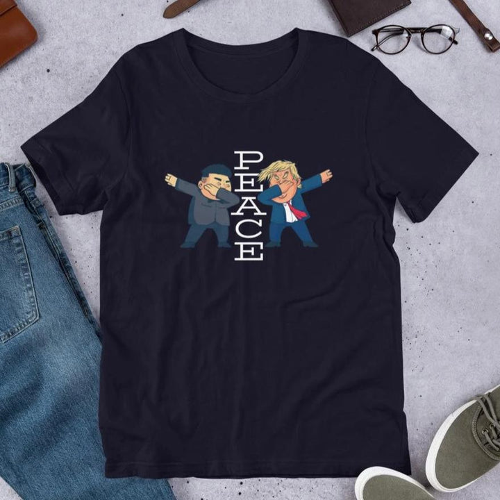 Peace Cartoon Half Sleeve T-Shirt