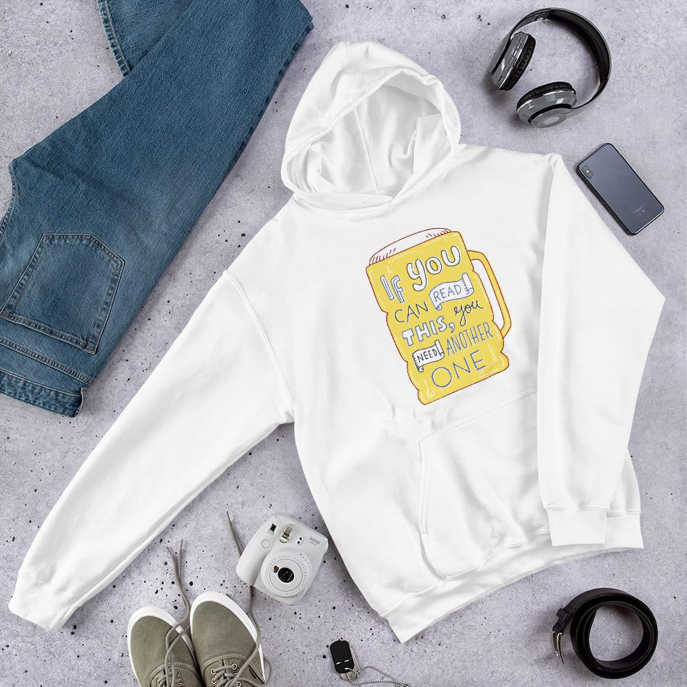 Another Beer graphic hoodie front – Fourth Dimension Club
